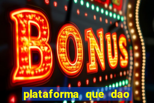 plataforma que dao bonus de cadastro